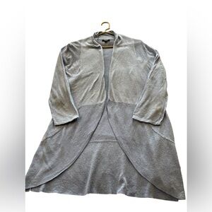 Cupio Size M Pretty Periwinkle Blue Open Cardigan 3/4 sleeve length